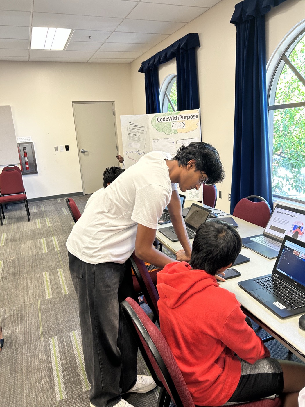 Crowded workshop